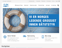 Tablet Screenshot of flak.no