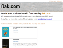 Tablet Screenshot of flak.com